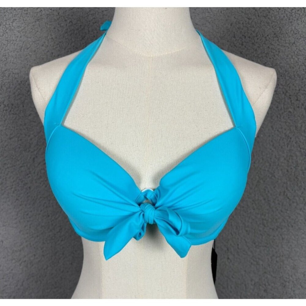 Relleciga Womens Blue Bikini Set Size L